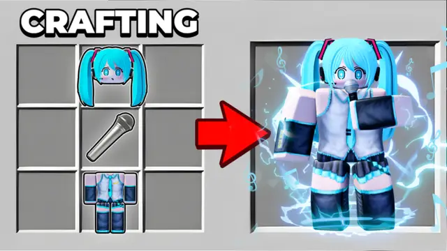 Craft Anime Roblox игровой кадр с elements, garden и crafting-комбинациями
