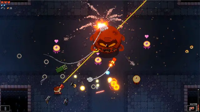 Enter the Gungeon переносит bullet hell в roguelike-подземелья с комнатами и оружием