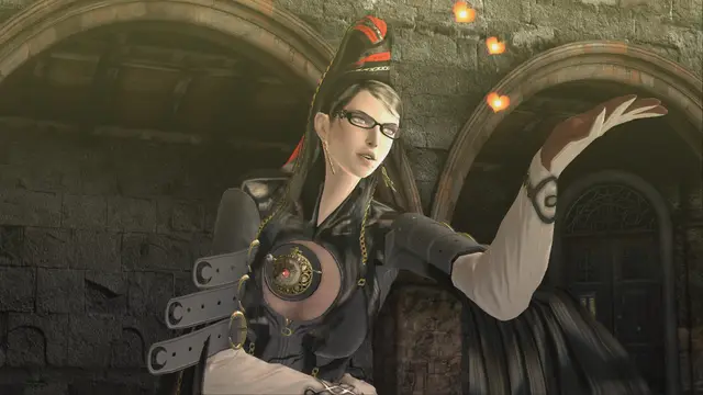 Bayonetta показывает быстрый character action с уклонениями, комбо и зрелищными боями