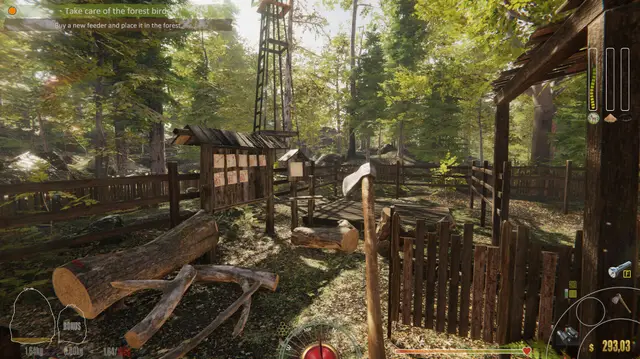 Forest Ranger Simulator показывает работу в лесу