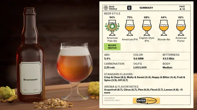 Brewmaster концентрируется на рецептах и процессе варки пива
