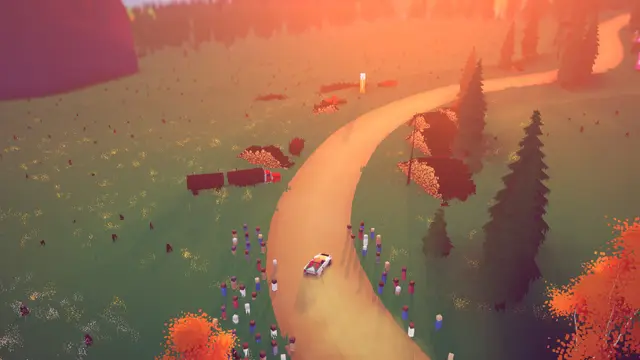art of rally превращает ралли в стильную изометрическую гонку с историческими машинами