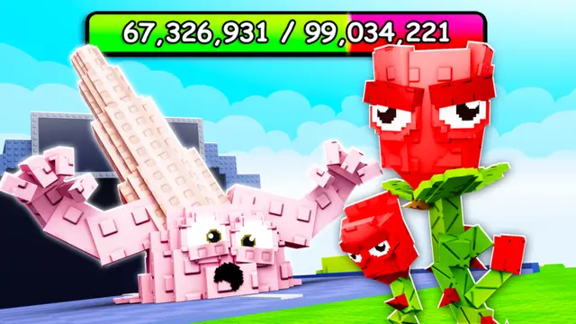 Plants Vs Brainrots Roblox игровой кадр с defense-route и волнами врагов