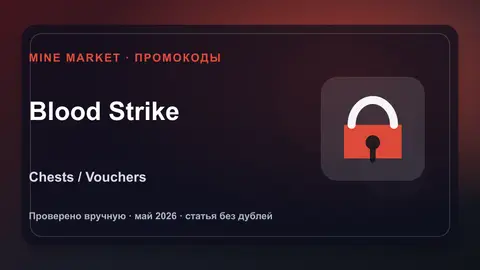 Blood Strike промокоды на vouchers, chests и weapon skin
