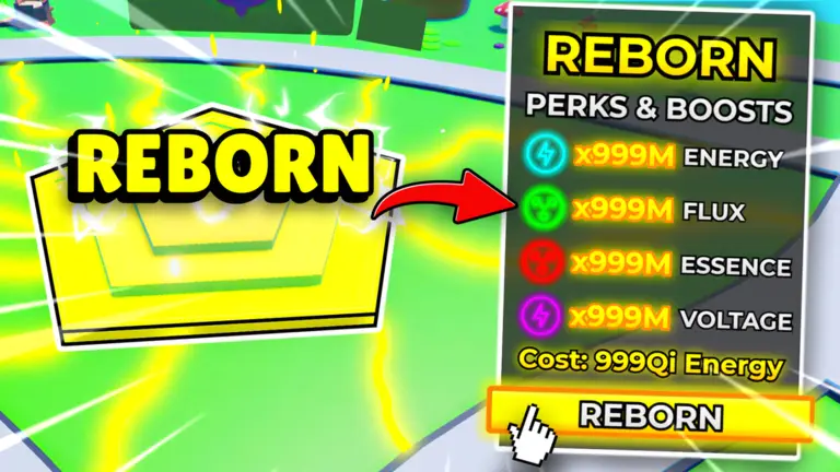 Промокоды Reborn Incremental на май 2026: Potions, Tokens и Shards