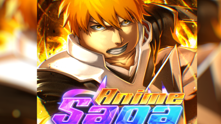 Anime Saga Roblox крупный игровой кадр с dungeon-route и интерфейсом прогресса