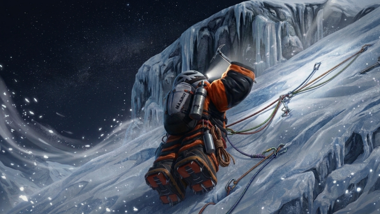K2 Climbing Simulation Roblox снежный склон, gear-check и опасный summit route