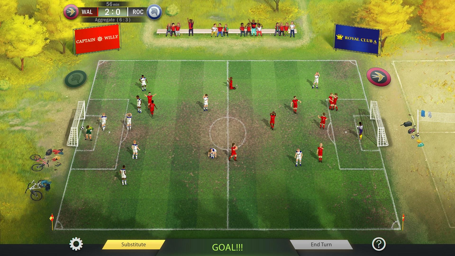 Football Tactics and Glory показывает пошаговую футбольную тактику