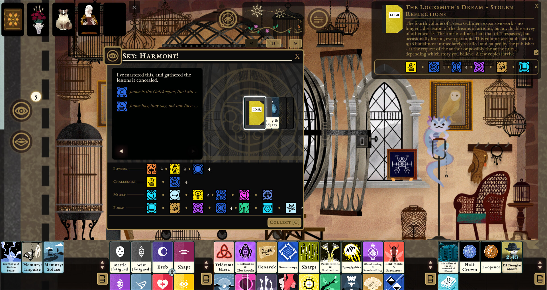 BOOK OF HOURS строит игру вокруг библиотеки и знаний