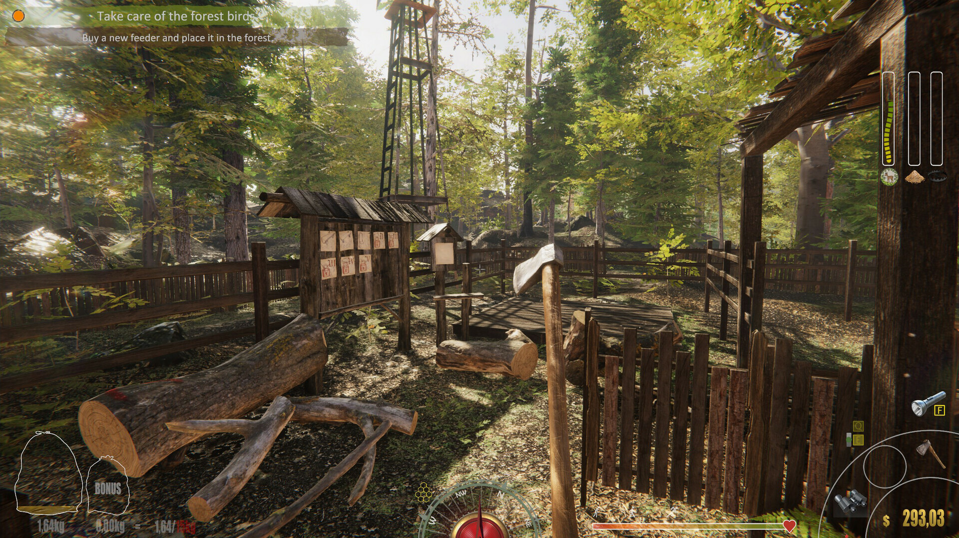 Forest Ranger Simulator показывает работу в лесу
