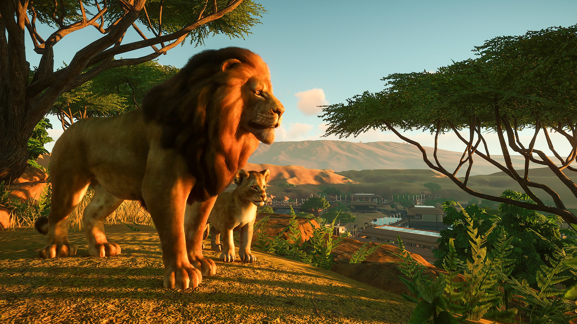 Planet Zoo показывает просторные вольеры и работу с животными без аквариумного дубля