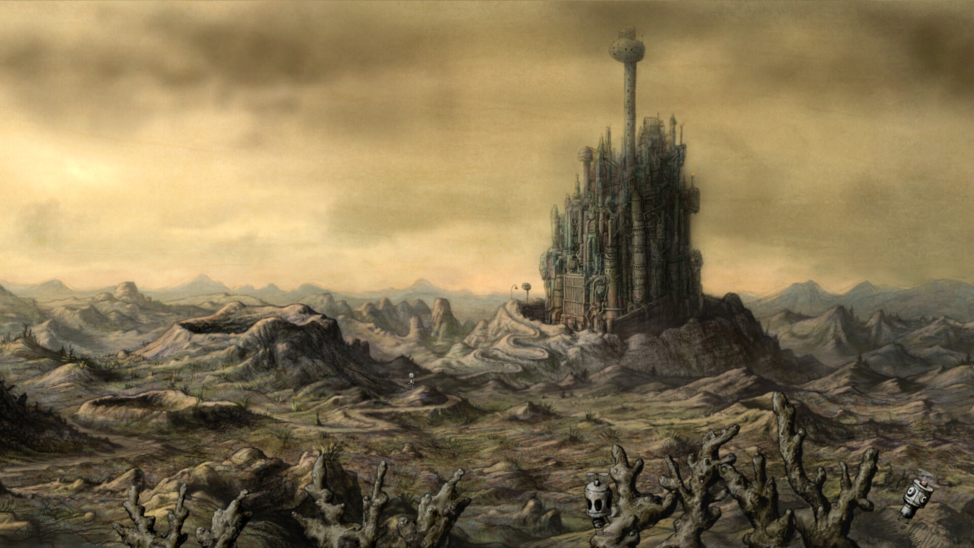 Machinarium делает акцент на визуальной логике, механизмах и компактных головоломках