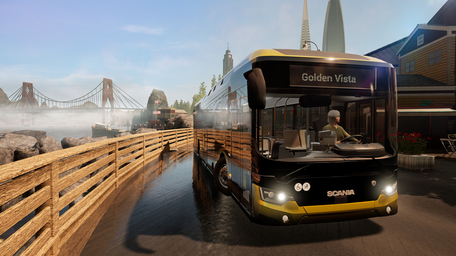 Bus Simulator 21 делает упор на современный городской маршрут и управляемый вход