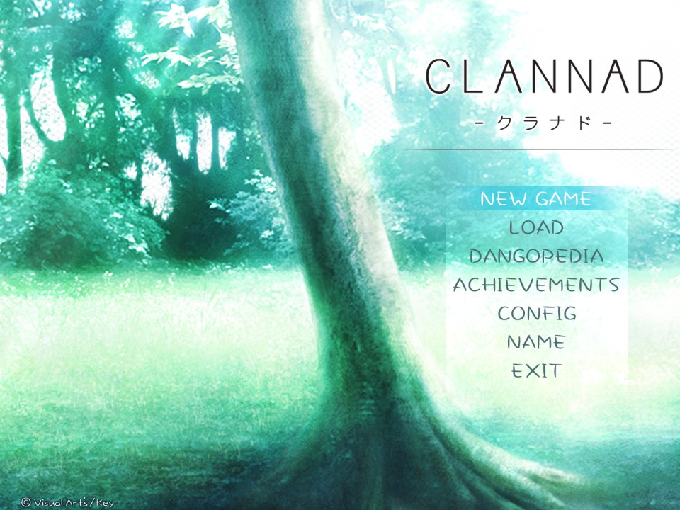 CLANNAD показывает классический формат визуальной новеллы с длинной историей и персонажами