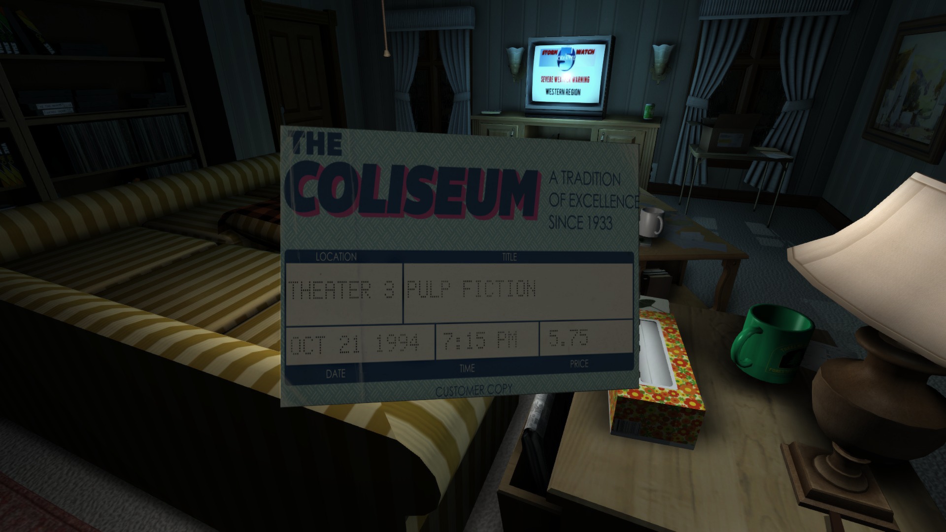Gone Home строит историю через дом, записки и внимательное изучение комнат
