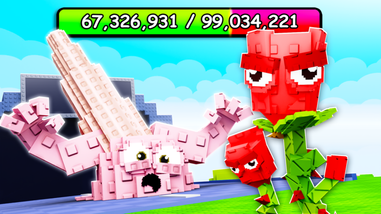 Plants Vs Brainrots Roblox игровой кадр с defense-route и волнами врагов