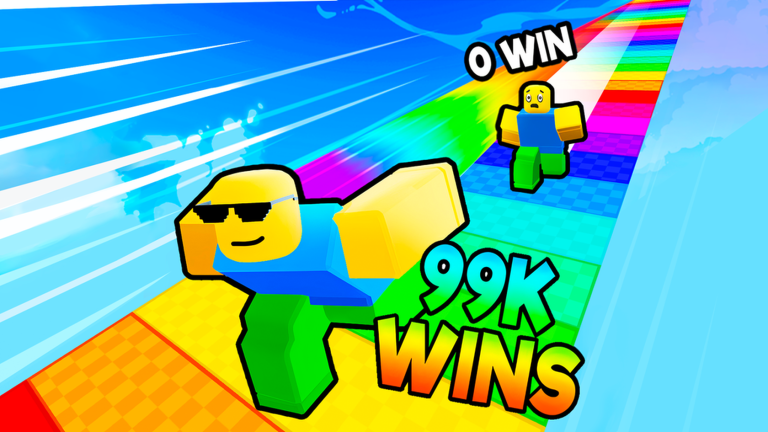 Race Clicker Roblox кадр с трассой и подготовкой к speed boost забегу